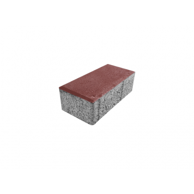 10*20 (8CM) DİKDÖRTGEN PARKE KIRMIZI BOYALI